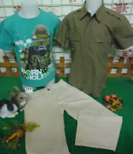lot 13 vêtements enfant 8 ans garçon,pantalon sport,t-shirt,chemisette,short ...