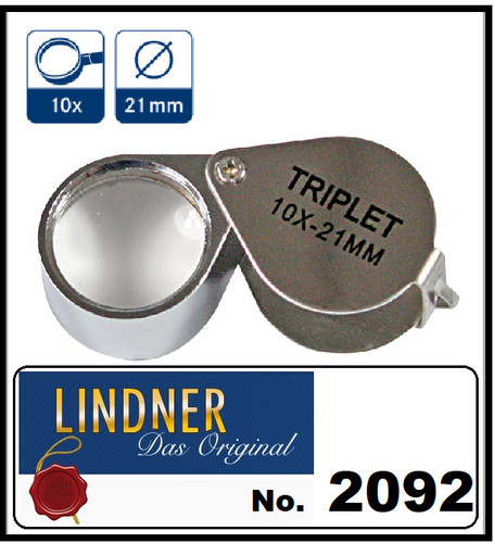 Loupe métallique triplet - loupe,