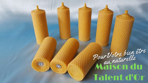 Bougies pilier 100 cire - 100%,
