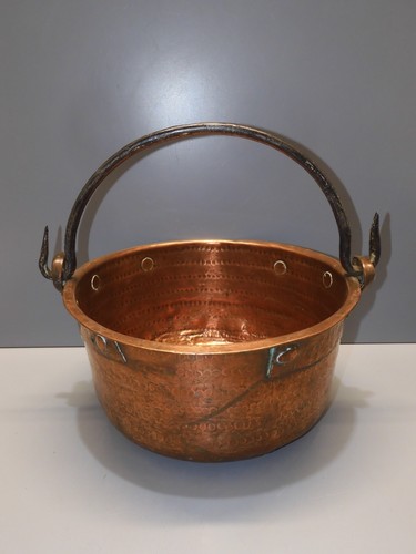 Ancien petit chaudron cuivre - -ancien,