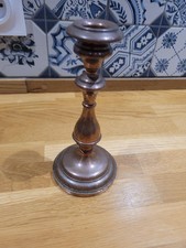 Chandelier / bougeoir en cuivre ancien avec poinçon