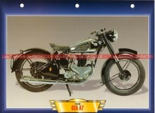 BSA 500 A7 1946-1950 Fiche
