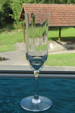 Flutes a champagne en cristal