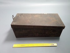 Ancienne Boite en métal déco atelier garage vintage brocante french old box