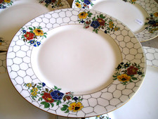 PORCELAINE DE LIMOGES - 1906/35- PILLIVUYT-  MADESCLAIRE- 6 ASSIETTES  PLATES N4