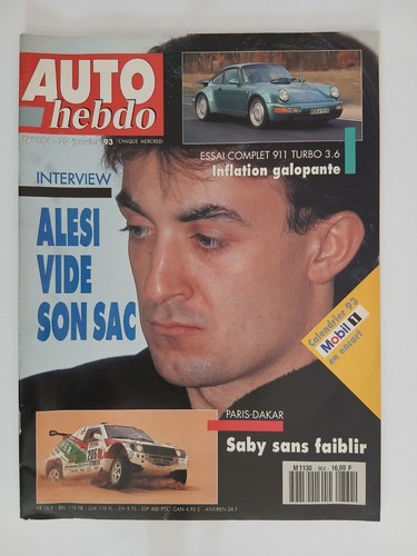 Auto hebdo 864 - hebdo, 20/1/1993