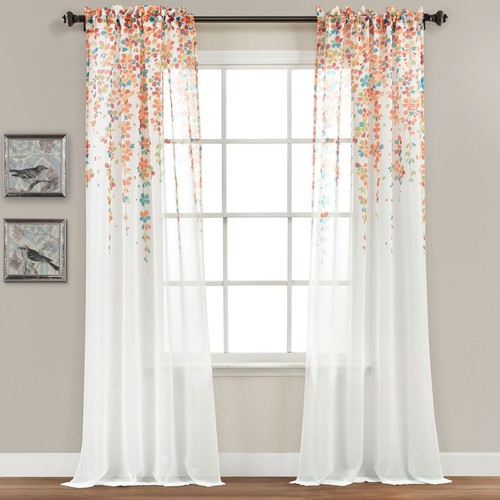 Paire rideaux transparents - rideaux,