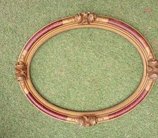 ANCIEN CADRE OVALE BOIS