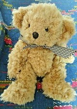 JB / PELUCHE VINTAGE OURS TREVOR RUSS BERRIE COLLECTOR BEIGE MARRON 32 CM TBE