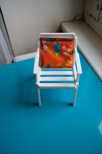 Rare mobilier chaise poupée - mobilier,
