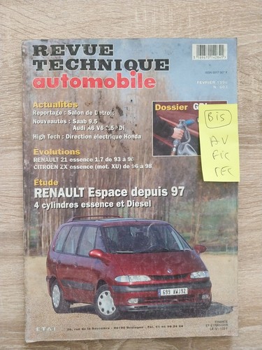 Revue technique renault - technique,