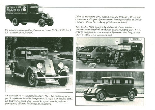 Publicité ancienne automobile
