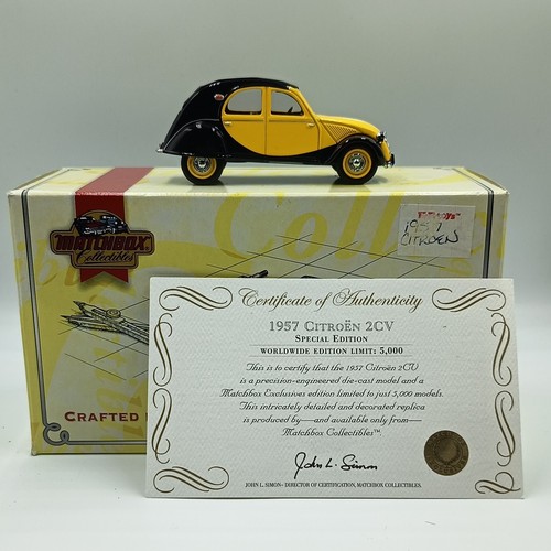 Matchbox citroën 2cv - matchbox, 1957