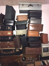 Lot de 22 anciennes valises en