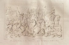 GRAVURE POLOGNE  1840  "