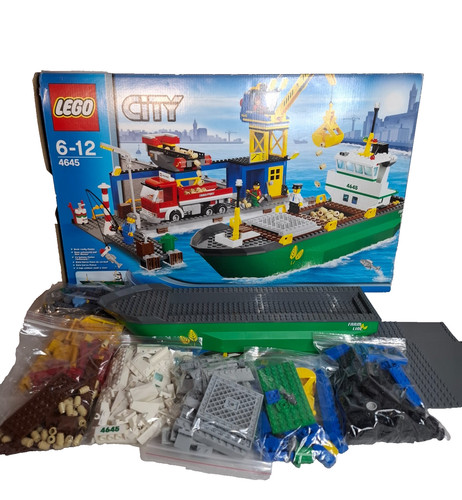 Lego city 4645 port bateau - port,
