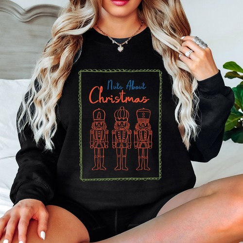 Sweat shirt femme nuts about - sweat-shirt,