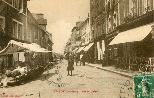 Carte livarot rue - carte,