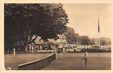 CPA 76 SAINT VALERY EN CAUX STADE VALERIQUAIS LES TENNIS ET VESTIAIRES