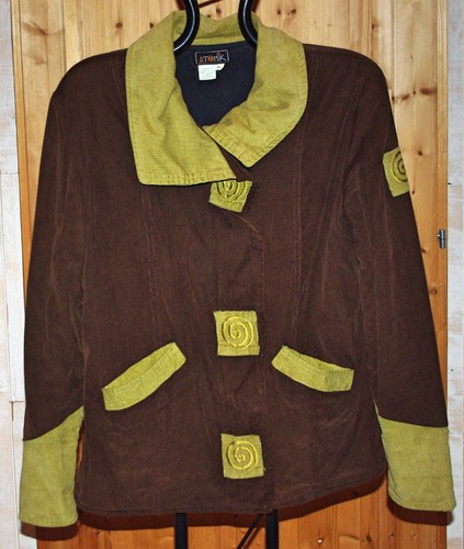 Veste ethnique chaude velours