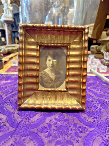Ancien cadre porte photo bois - ancien,
