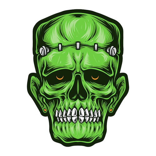 Tete mort frankenstein - tete,