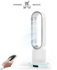 Ventilateur sans Pales Silencieux 30dB Oscillation 90° Purificateur d'air 60 cm