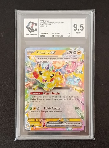 Pikachu 057 191 gradée ccc - ex, 057/191