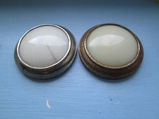 2 cabochon plafonnier liseuse lampe voiture caravanes camions bus ancien