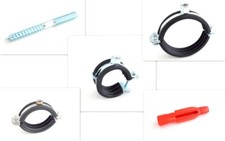 Colliers de Tube 12-114 MM Fixation Vis Collier Vis à Double Filetage Cheville