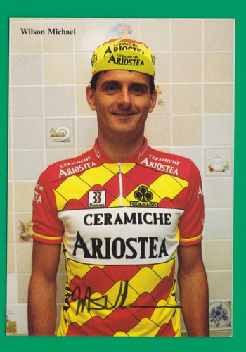 Cyclisme carte cycliste wilson - carte,