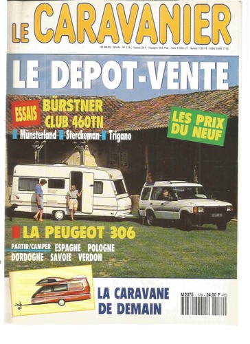 Caravanier 179 burstner - le, n°179