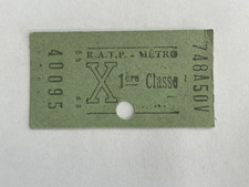 VIEUX PAPIER COLLECTION TICKET