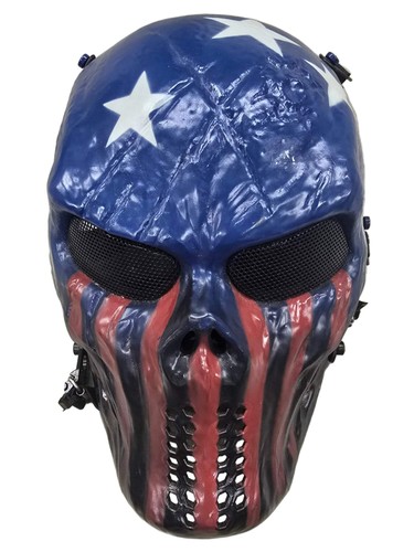 Used airsoft skull full face - full,