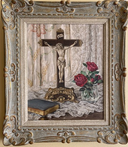 Nature morte crucifix et - nature,
