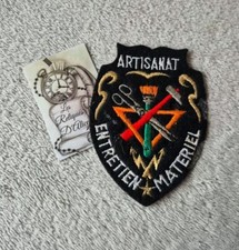 Ecusson / insigne tissu militaire artisanat entretien matériel