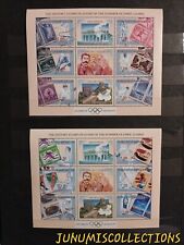 Timbre Olympic Games JO JEUX OLYMPIQUES Feuillet The history Stamp MNH !!!ref385