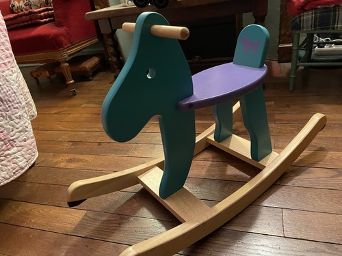 Cheval bascule bois - à, en