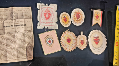 Lot ancienne banniere voto - lot,