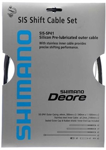 Kit cables dérailleur - dérailleur, shimano