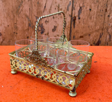 6 verres à liqueurs ancien et