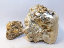 Minéraux Collection - Lot 2 pièces - Mica Muscovite sur Orthose - 225g