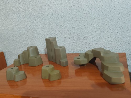 Lot playmobil diorama rocas - diorama,