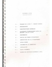 ▄▀▄ Manuel Manutention Moteur PERKINS 4.2032 ▄▀▄