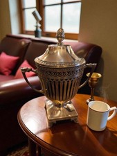 confiturier en metal argente