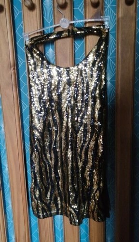 Robe tunique noire pailletée - tunique,