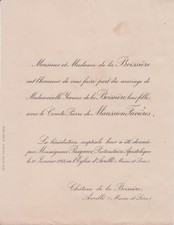 1923 Faire-part mariage Pierre