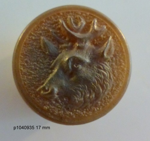 Hunting venery button 17mm - button,
