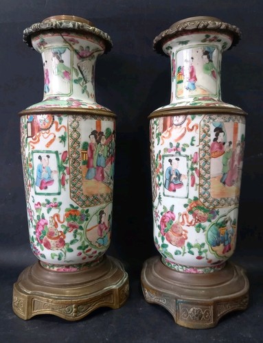 Paire lampe petrole chine - lampe,