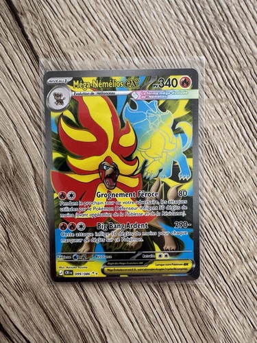 Carte pokémon méga nemelios - carte,